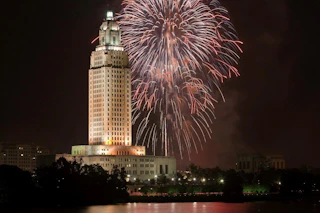 fireworks at capitol