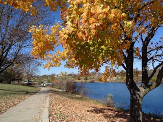 Stephens Lake Park in Columbia, Missouri