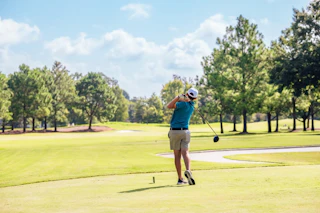 Golfing