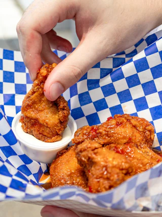 Chicken from soul food fest