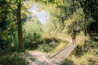 Man hiking